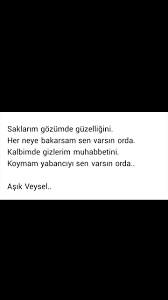 Saklarim Gozumde Guzelligini Her Neye Bakarsam Sen Varsin Orda Asik Veysel Satiroglu Alintilar Guzel Soz Siir Alintilari