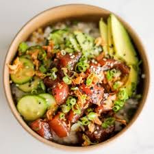 Ahi Tuna And Sushi Rice Poke | Brenna's ...