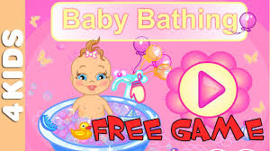 My baby keeps crying and the bath symbol comes up but i go to give her a bath and it gives me a exclamation point and wont let me wash her. Baby Bathing Game Free Kids Games Youtube