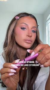 THE WAY MY LASH GIRL SAID “its 100% fine just no waterproof” changed my  life 🥹✨ #lashextensions #mascarahacks #lashextensionmascara @Too Faced