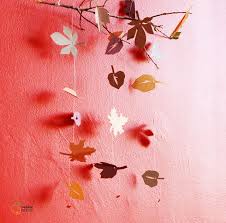 Tuto Mobile En Papier Decoupe Feuilles D Automne Madame Citron Blog De Creations Et Diy Mobile En Papier Papier Decoupe Feuille Automne