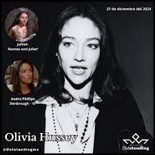 Lamentamos informar que la actriz Olivia Hussey, quien interpreto a Julieta  en 'Romeo y Julieta' de 1968, falleció el día de hoy. También interpreto a Audra  Phillips Denbrough en 'It' y dio
