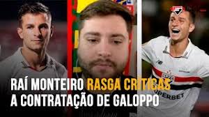 "A contratação do Galoppo NÃO FAZ O MENOR SENTIDO" Raí Monteiro É SINCERO  sobre o Galoppo