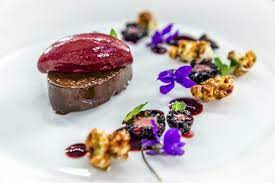 Chocolate Delice With Blackberry Popcorn James Martin Chef James Martin Recipes Cooking And Baking Recipes