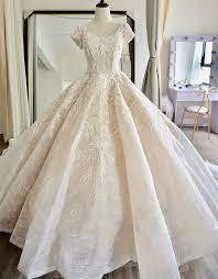 Cheap Wedding Dresses Buy Directly From China Suppliers Queen Bridal Real Photo Ball Gown Short Sleeve Big Tr Wedding Dress Fabrics Ball Gowns Wedding Dresses