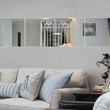 Square mirror tiles for home decor and d. 9pcs 15cm Diy Self Adhesive Square Mirror Tile Wall Stickers Decal For Home Living Room Decorations Wall Stickers Aliexpress