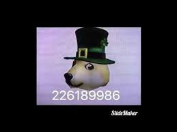 Doge costume roblox doge code stop it slender roblox part. Roblox Full Doge Mask Ids They Probably For Roblox High School Youtube