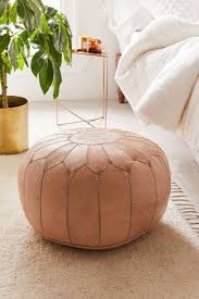 Traditional Leather Floor Pouf Floor Pouf Pouf Bohemian Bedroom Decor