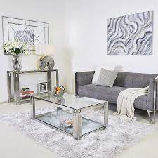 Find glass end tables at lowe's today. Colton Contemporary Stainless Steel And Glass Coffee Table Picture Perfect Home