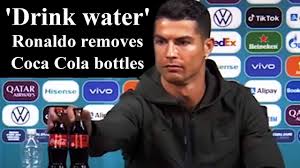 Ronaldo moves away coca cola. Ikj Z6kx54mrdm