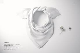 Wrapped Silk Scarf Mockup 22 Ffv 9 Fabric Factory Scarf Mockup