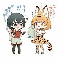 サーバルちゃんのフレーメン反応 可愛い キャラクター イラスト サーバル フレンズ