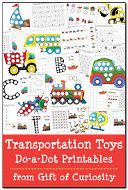 Dot marker activities are great for young children. Transportation Toys Do A Dot Printables Gift Of Curiosity