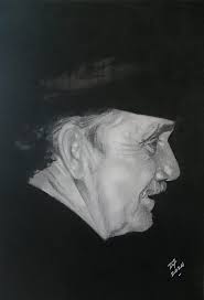Here's my dear ol' Da, George Finan,a drawing I did a while back. He was  born