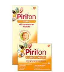 Piriton Allergy Relief Syrup And Tablets