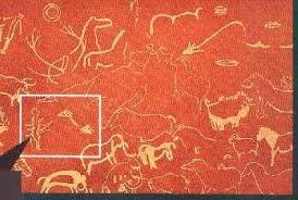 This Image Is From France At The Cave Of Pech Merle Near Le Cabrerets C 17 000 15 000 Bc The Scene Depicts Ancient Aliens Alien Artwork Prehistoric Art