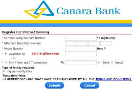 Canara Bank Internet Banking Activation Guide Banking Banking Services Online Learning