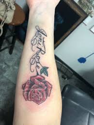 Forearm Rose Tattoo Rose Tattoo With Name Tattoos Rose Tattoo