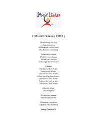Make social videos in an instant: Lirik Lagu 1 Murid 1 Sukan