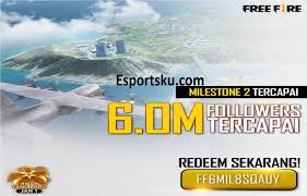 So, turn on notification from shadow knight gaming so you will get notified automatically every time a new free fire redeem code is available. Redeem Code Ff6m1l8sqauy Milestone Follower Free Fire Ff Esportsku