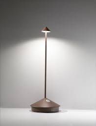 led aluminium table lamp cordless pina pro pina collection by zafferano lampes a porter cordless table lamps lamp dimmable table lamp