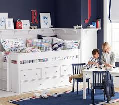 This bed comes in twin size with a beautiful merlot. Elliott Captain S Storage Bed Trundle Kids Beds Pottery Barn Kids