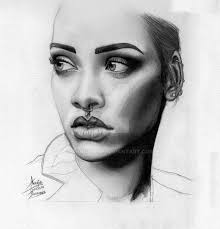 They try to make it real as possible. Rihanna Draw Portrait By Anngie By Anngieart On Deviantart