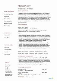 Warehouse Worker Resume Skills Best Of Warehouse Worker Resume Sample Example Distribution In 2020 Teacher Resume Examples Project Manager Resume Resume Skills