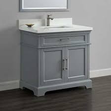 Cameron 36 Single Sink Vanity By Mission Hills Quartz Countertop And Backsplashmade Of Hardwoods And Wood Veneersbrushed N Single Sink Vanity Vanity 36 Vanity
