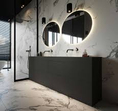 Bright white, wood tones and a touch of black. 36 Wonderful Black Marble Bathroom Design Ideas Looks Classy Black Marble Bathroom Marble Bathroom Designs Bathroom Design