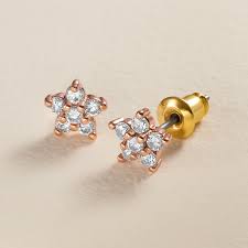 Lc Lauren Conrad Cubic Zirconia Flower Stud Earrings Flower Earrings Studs Stud Earrings Earrings