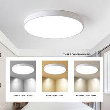 Taking one by one the rooms from a house, experts recommend that the atmosphere created in the bedroom through led ceiling light should be peaceful, calm and extremely relaxing. Shop Led Ceiling Down Light Surface Round Mount For Living Room Bedroom Kitchen 3 Color Temperatures In One 3000k 4000k 6500k Online From Best Led Lights On Jd Com Global Site Joybuy Com