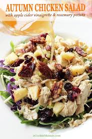 Harvest Chicken Salad With Apple Cider Vinaigrette Recipe Best Salad Recipes Chicken Salad With Apples Autumn Salad