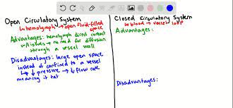 Solved Describe The Ways In Which An Open Circulatory System Is Less Efficient Than A Closed Circulatory System