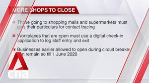 Supermarkets and wet markets are. Hairdressers Standalone F B Outlets To Close As Singapore Tightens Circuit Breaker Measures Youtube