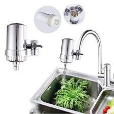 With the inclusion of a filter cartridge those who live in hard water areas can still enjoy great tasting water from their kitchen tap. Water Faucet Filter System 304 Stainless Steel Housing Faucet Water Purifier Upgraded Tap Water Mount Filter To Improve Hard Water For Home Kitchen Buy Online In Bahamas At Bahamas Desertcart Com Productid 121173172