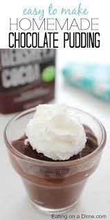 Homemade Chocolate Pudding Easy Homemade Pudding Recipe Recipe Homemade Chocolate Pudding Pudding Recipes Homemade Chocolate Pudding Recipes