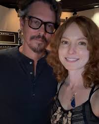 this happened today ✨ the extraordinary @johnboymusic not only honored me  by writing a song with me for my upcoming christmas record, but today, he  made a special trip and drove all