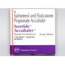 Per 50/500 mcg accuhaler salmeterol xinafoate 50 mcg, fluticasone propionate 500 mcg. Seretide Accuhaler Mg For Hospital And Personal Rs 792 Pack Id 17355249533