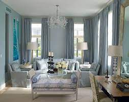 I Like The Light Colors And The Way The Curtains Make The Space Feel Blue And White Living Room Blue Paint Living Room Blue Living Room