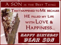 Rather, think about your desires, and cut the birthday cake! 58 Unique Birthday Wishes For Son With Images 9 Happy Birthday