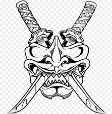 Looking for the best wallpapers? Oni Drawing Samurai Huge Freebie Download For Powerpoint Samurai Mask Drawing Easy Png Image With Transparent Background Toppng
