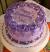 Smooth Purple Ombre Cake