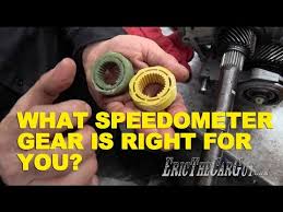 what speedometer gear is right for you ericthecarguy youtube