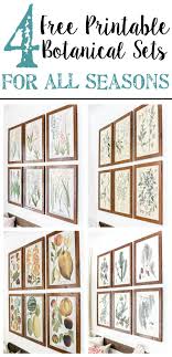 Spring Botanical Gallery Wall Printables Botanical Gallery Wall Gallery Wall Printables Wall Printables