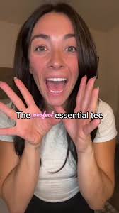 Abercrombie Essential Curved Hem Tee