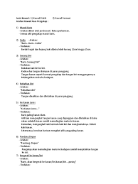 Arahan kawad asas pengakap : Jenis Kawad