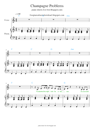 It is narrated by an apologetic girlfriend whose personal issues interfere with her romantic relationship, leading to her rejecting her lover's earnest marriage proposal, which takes places at a christmas party. Taylor Swift Champagne Problems Piano Sheet Music Taylor Swift Piano Sheet Taylor Swift Songs