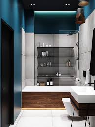 We tried to consider all the trends and styles. Luxury Apartment With An Industrial Vibe And A Cool Hallway Washroom Design Modern Bathroom Design Modern Bathroom