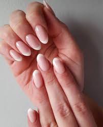 Caring for it is not a matter to be taken. Oval Natural Acrylic Nails Short Nail And Manicure Trends